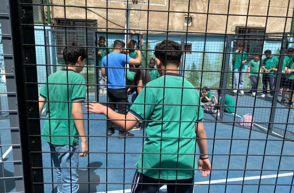 School Campus Cage Ball